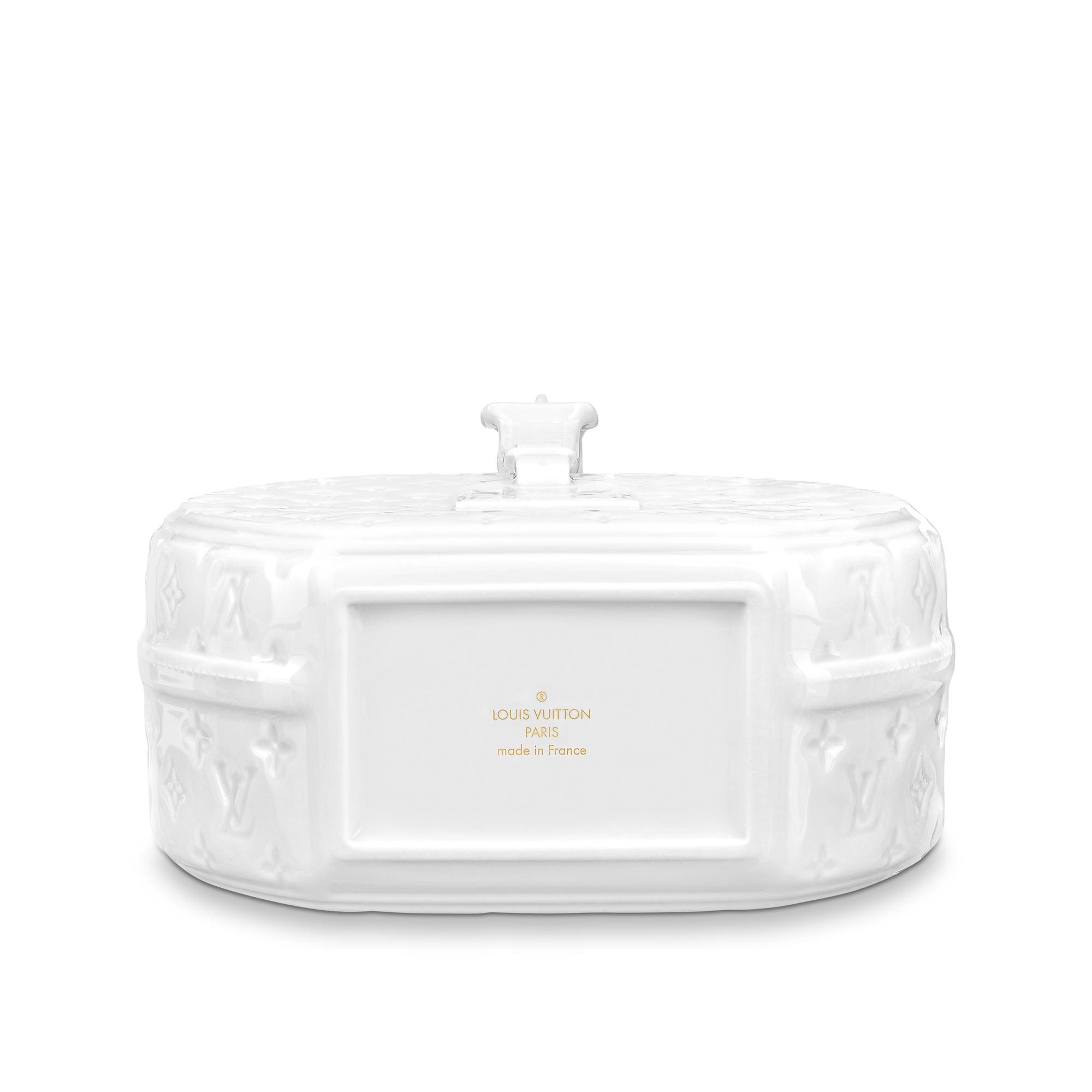 Porcelain Vase Petite Boite Chapeau - Luxury Monogram Canvas Gold